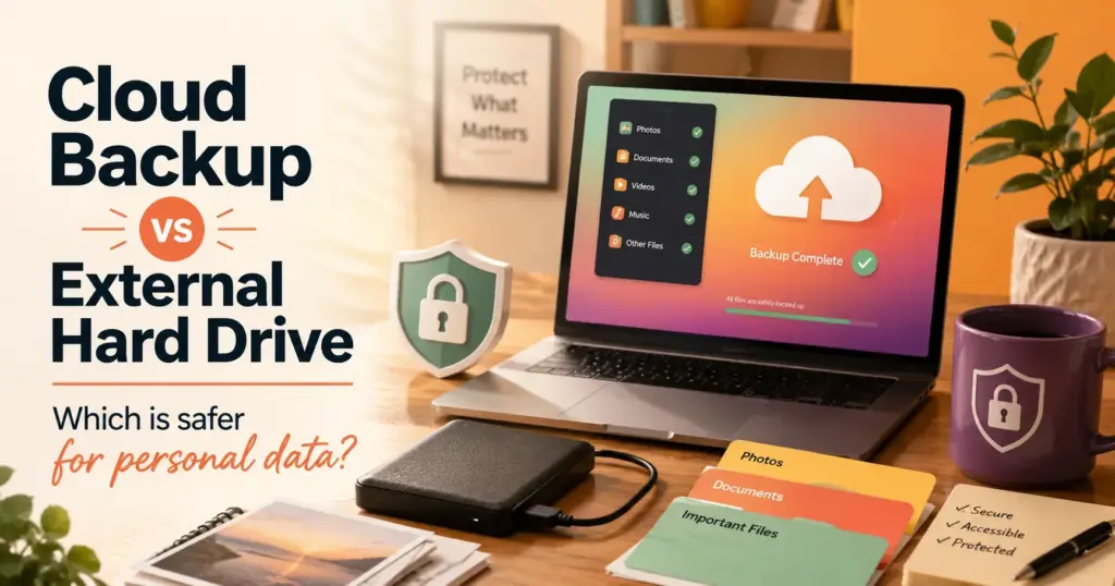 cloud backup vs external hard drive