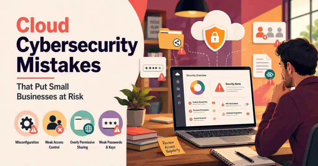 cloud cybersecurity mistakes