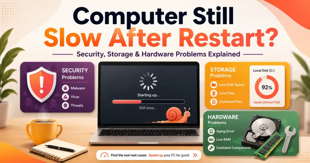 computer still slow after restart
