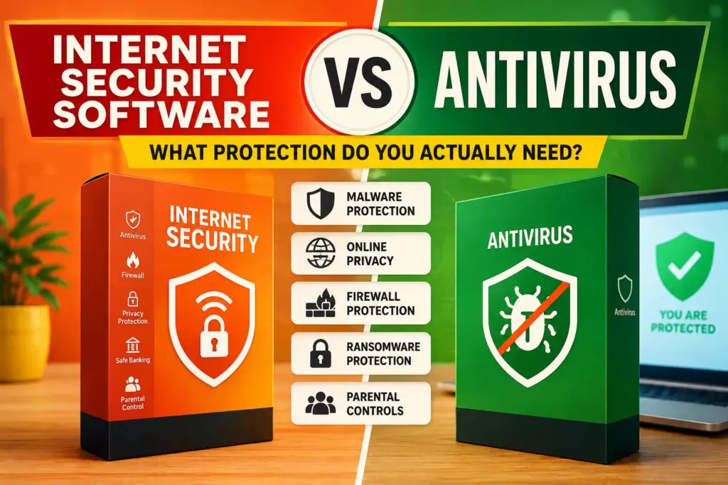 internet security software vs antivirus
