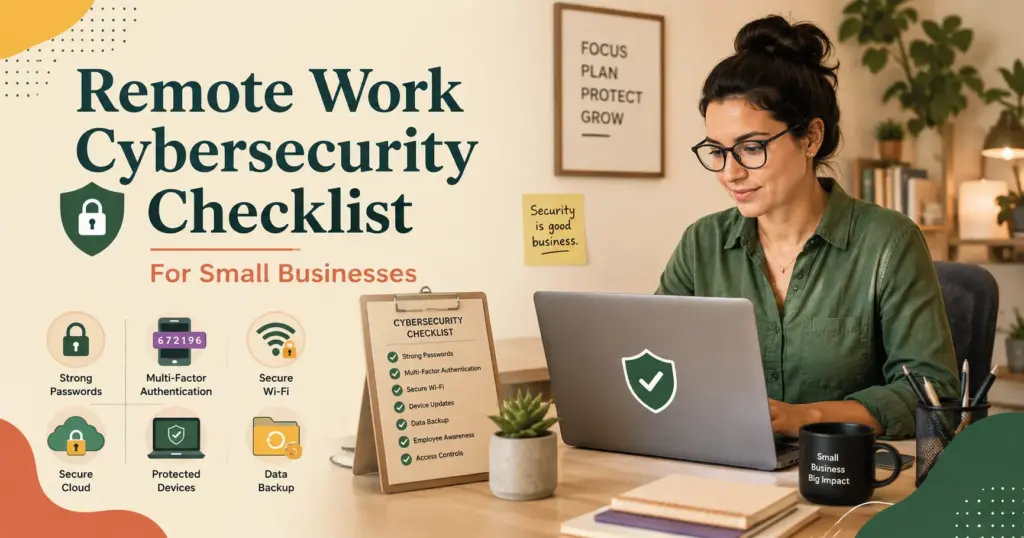 remote work cybersecurity checklist