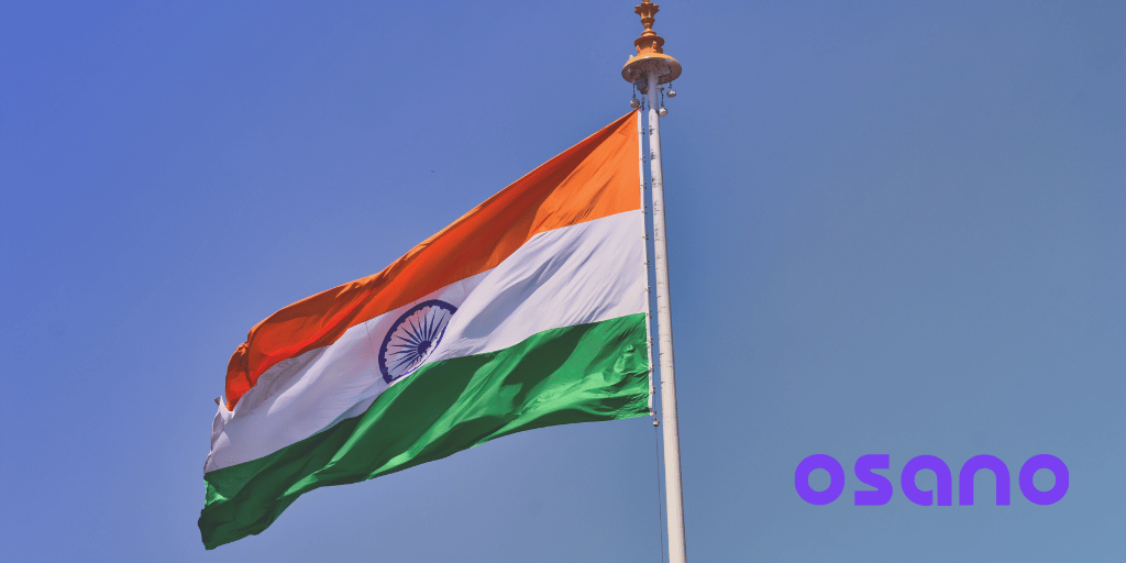 The Indian flag
