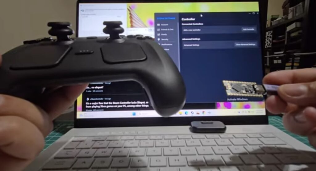 Enthusiast project turns the Steam Controller into a cross-platform gamepad