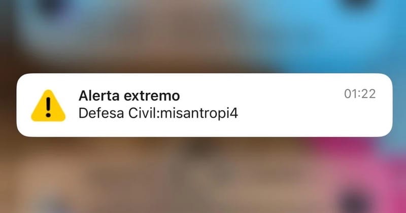 Hacker hijacks Brazil's national alert system, sending "misanthropy" to millions of phones