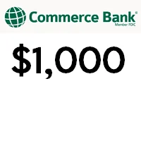 [MO, KS, IL OK, CO] Commerce Bank $1,000 Checking Bonus
