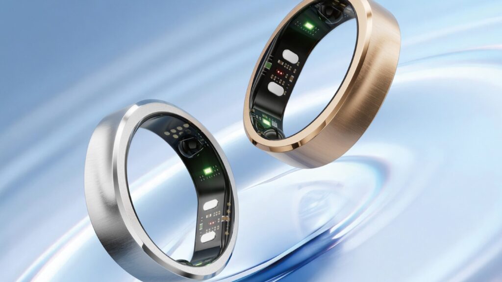 RingConn Gen 3 in silver and rose gold side by side